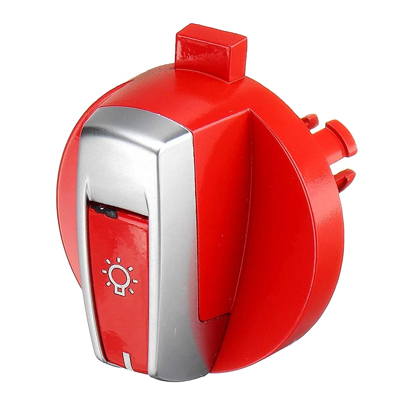 1 Nút công tắc đèn pha xe hơi màu đỏ cho BMW 5/7 Series X3 X4 F01 F02 F03 F10 F18 F07 F06 F25 F26