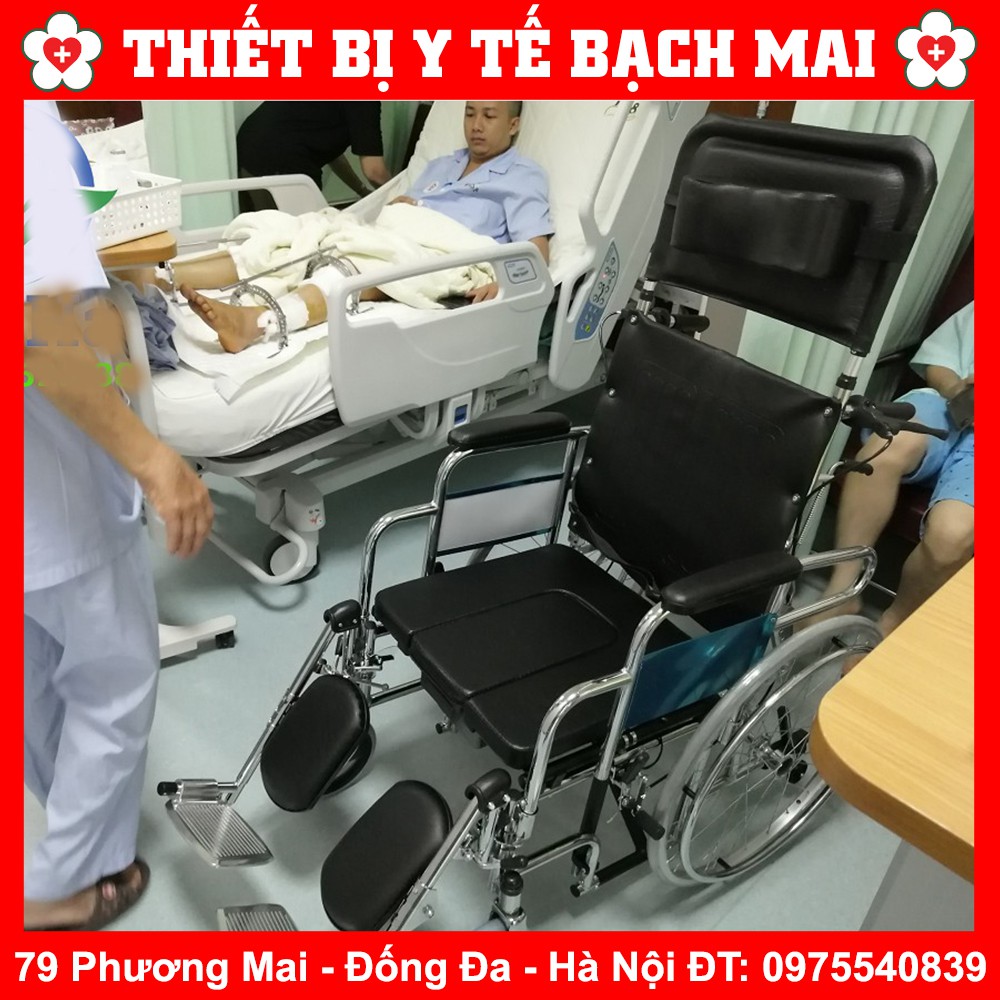 Xe Lăn Tay Có Bô Và Ngả Nằm Lucass X7 [Chính Hãng-Bảo Hành 06 Tháng]