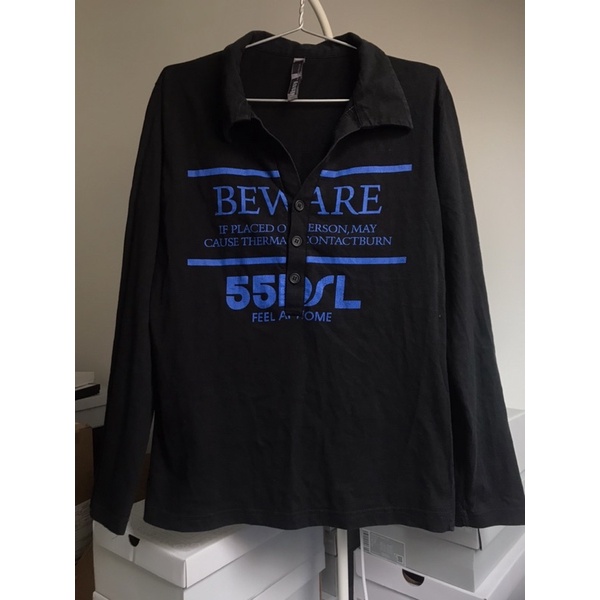 MÀU ĐEN - ÁO PHÔNG TAY DÀI MADE IN KOREA NISSY LONG TEE COTTON