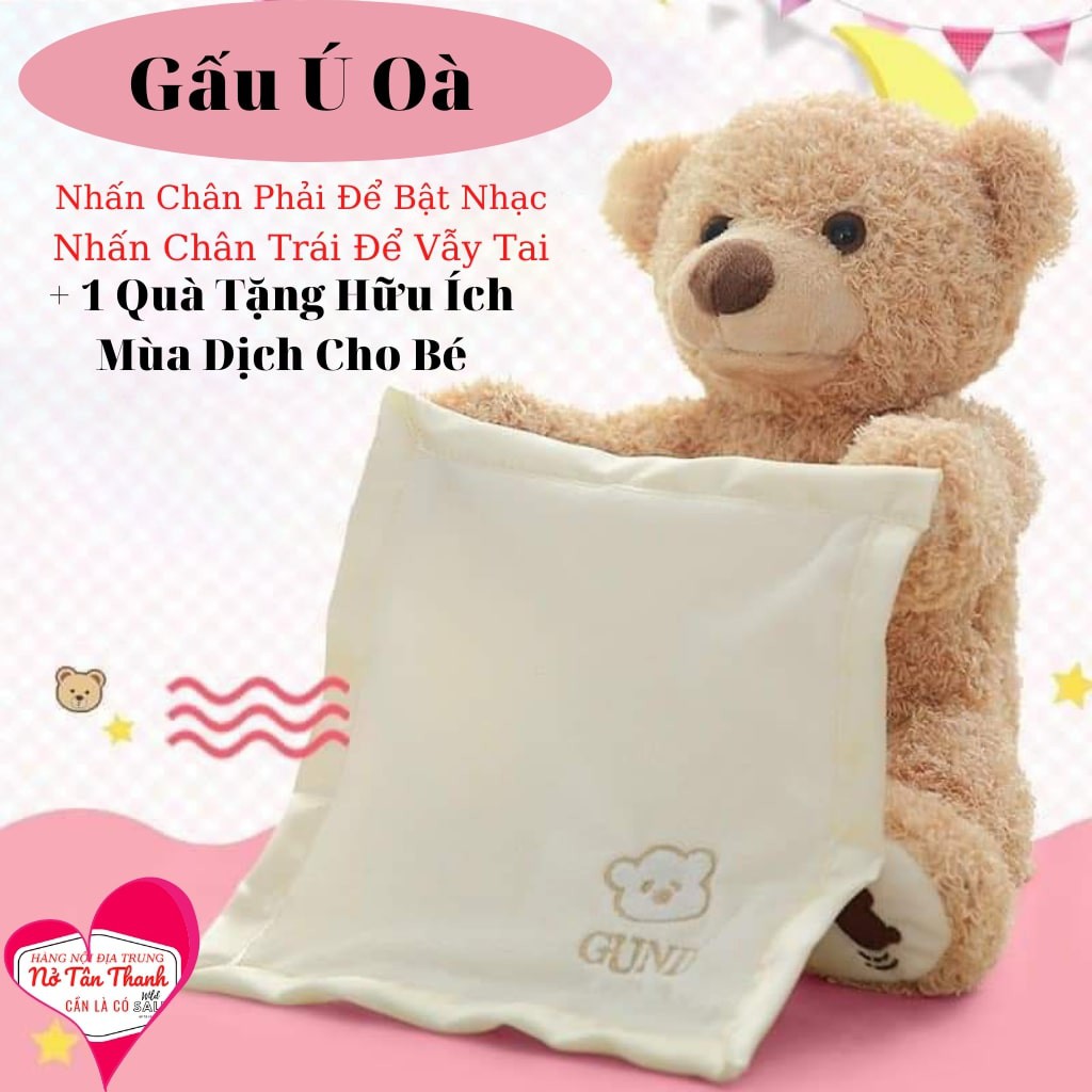 Gấu bông ú oà, hú oà, biết hát đồ chơi gấu thú bông mới nhất năm 2021