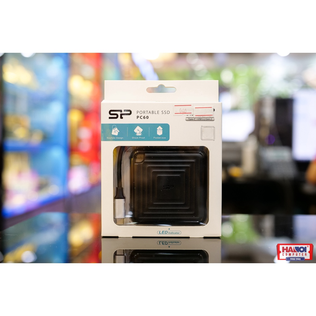 Ổ cứng di động SSD SILICON POWER PC60 Black, 2.5 inch