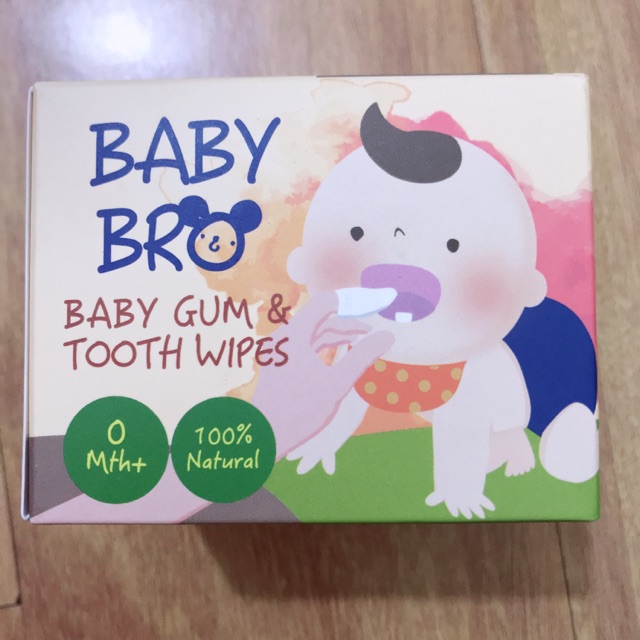 (Nhập khẩu chính hãng) Rơ lưỡi Baby Bro (25 miếng)