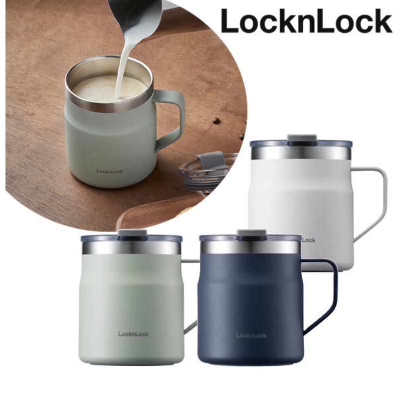LocknLock Metro Mug Tumbler 2 kích cỡ 3 màu / 355ml 475ml, Lock and Lock Thermo Cốc trà cà phê đầy m