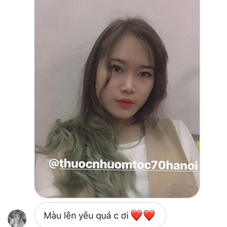 Thuốc nhuộm tóc màu Nâu Rêu Ánh Khói