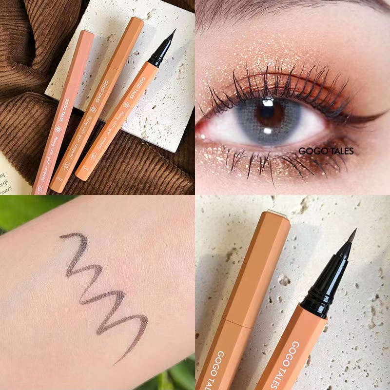 Bút kẻ mắt Gogo tales màu nâu trơn chống nước chống mồ hôi siêu mịn | BigBuy360 - bigbuy360.vn