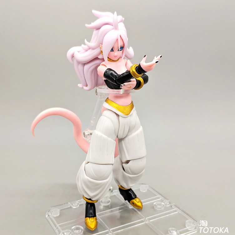 Mô hình Android 21 ShF Dragon Ball FighterZ 15cm (BL)