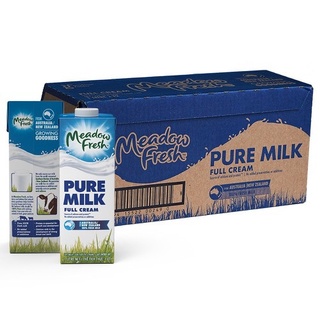 Sữa Tươi Nguyên Kem Và Sữa Tươi Giàu Canxi Meadow Fresh Thùng 12 Hộp 1000ml Bổ Sung Nhiều Dinh Dưỡng Cho Cơ Thể