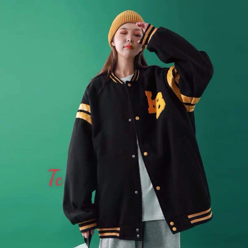 Áo bomber nỉ LBLB TC12 | BigBuy360 - bigbuy360.vn