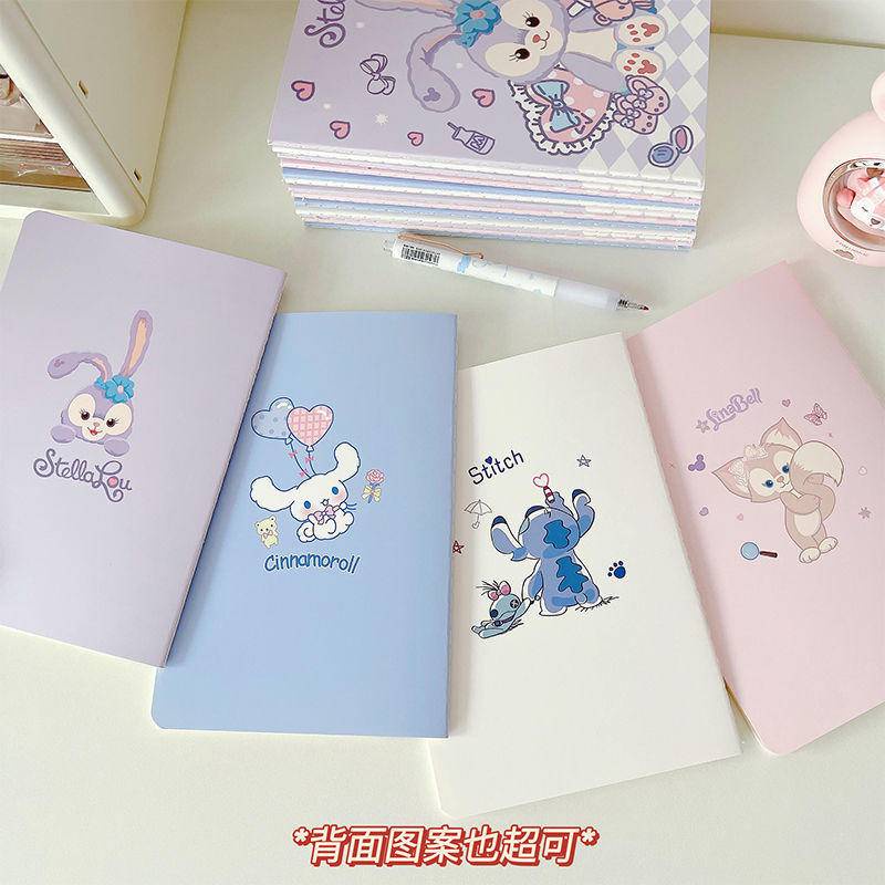 ⭐ iLado ⭐  sổ tay A5 linabell stitch tài khoản tay sáng tạo dễ thương vở kẻ ngang sổ ghi chép stellalou cinnamoroll notebook sổ ghi chép ngang sổ lò xo kẻ ngang marker học văn phòng phẩm sổ ghi chú sticker sổ ghi chú mini