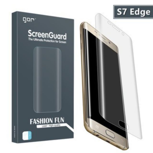 Bộ 3 miếng dán Gor Galaxy S7 Edge Full mang hình
