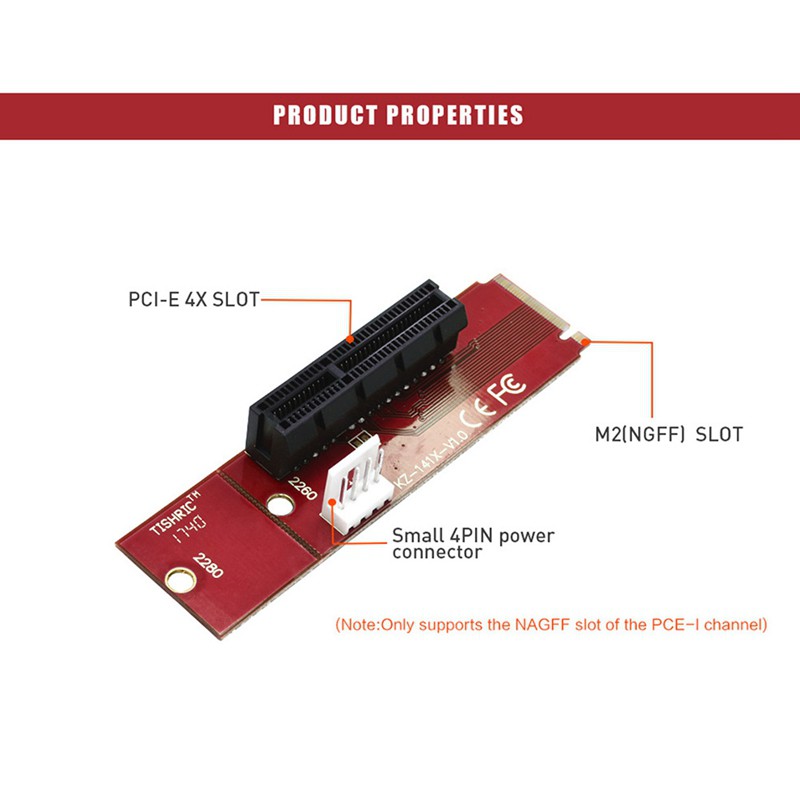 Set 2 Đầu Chuyển Đổi Ngff M.2 Key M2 Sang Pcie 4x 1x Slot Pcie | WebRaoVat - webraovat.net.vn