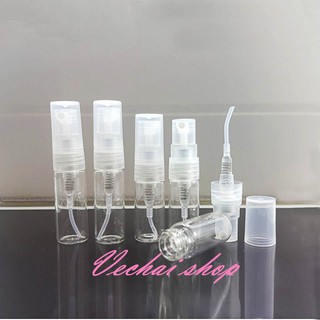 COMBO 100 LỌ CHIẾT NƯỚC HOA VIAL XỊT THỦY TINH 2ML/1ML