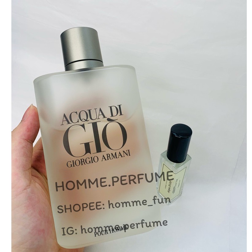 Nước hoa Giorgio Armani Acqua Di Gio 10ml | HOMME| | BigBuy360 - bigbuy360.vn