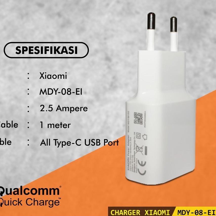 Củ Sạc Nhanh Xiaomi Mdy-08-Ei Mi6 Type-C