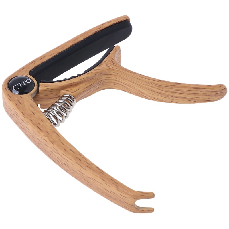 Capo Đàn Guitar Hợp Kim Nhôm Với Chốt Gỗ Qbj