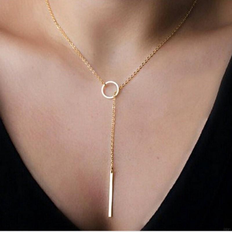 Dây chuyền hợp kim mặt dạng thanh dài độc đáo