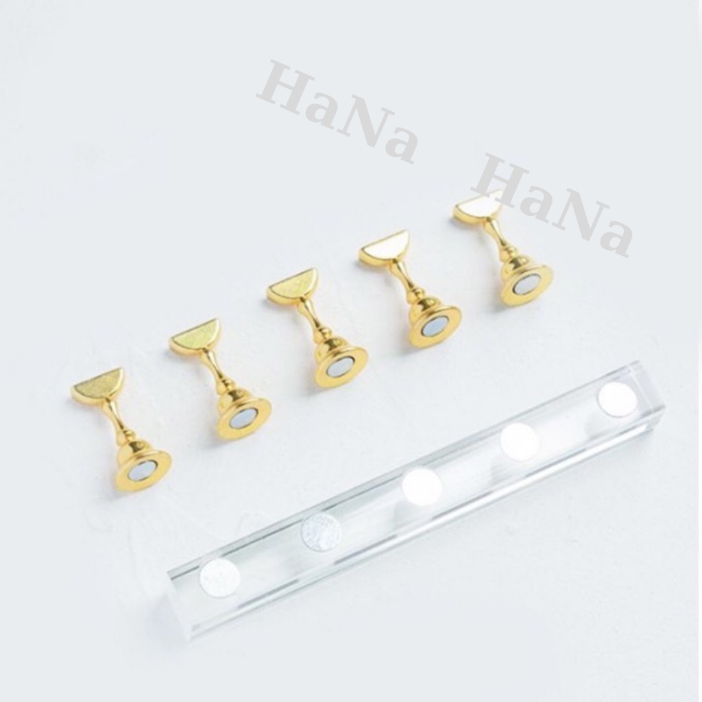 Đế gắn móng giả , đế nam châm gắn móng mẫu tập vẽ