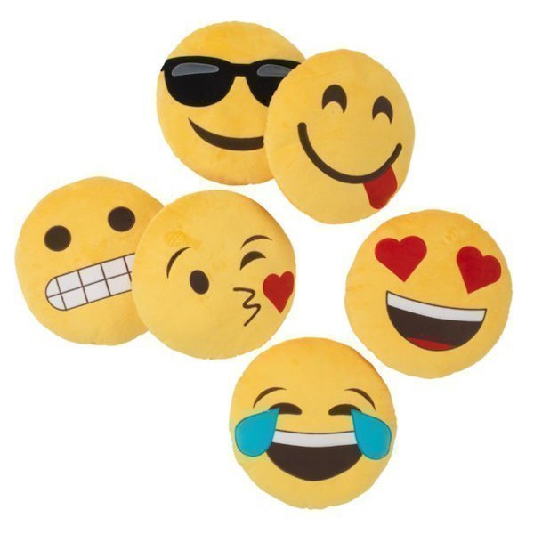 Gối trang trí hình mặt cười | JYSK Emoji | DK35cm