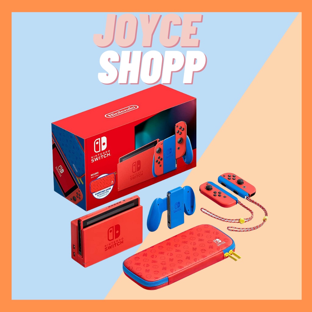 Máy chơi game Nintendo Switch Mario Red &amp; Blue Edition