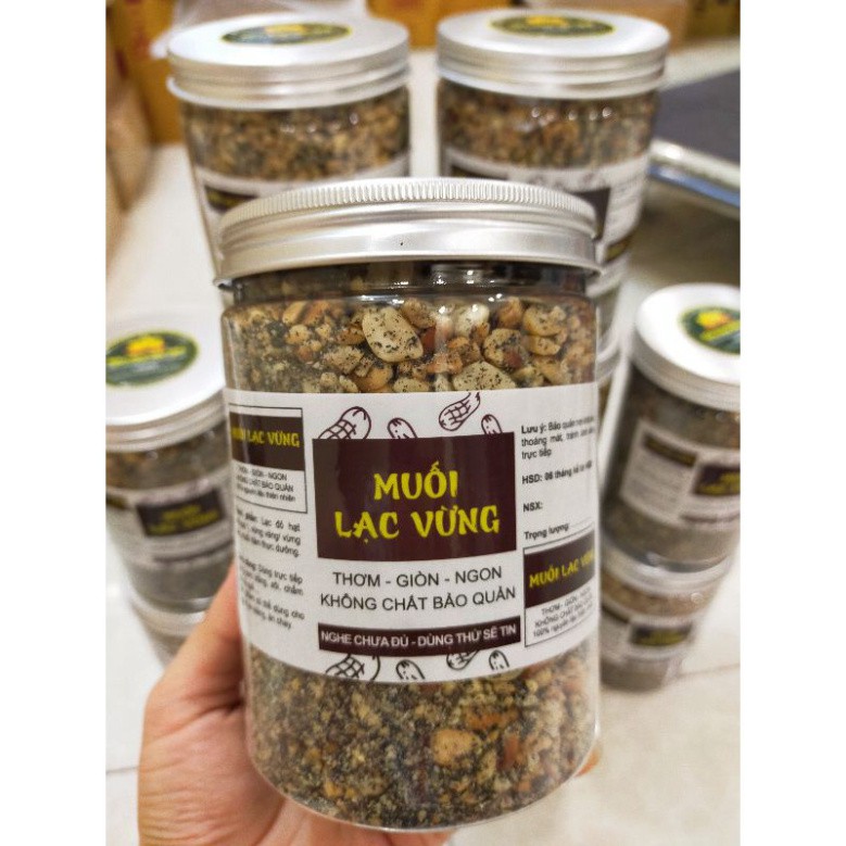 500g muối lạc vừng chay thơm ngon (làm thủ công)
