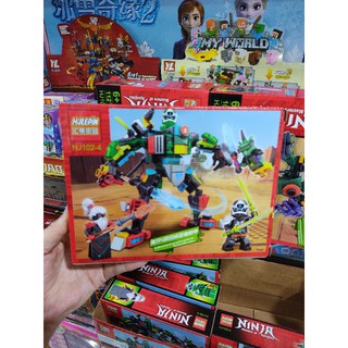 Lắp ráp Lego ninja.