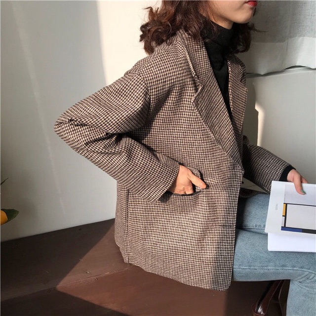 (Order 7-10 ngày) Áo blazer dạ siêu đẹp (kèm ảnh thật) | BigBuy360 - bigbuy360.vn