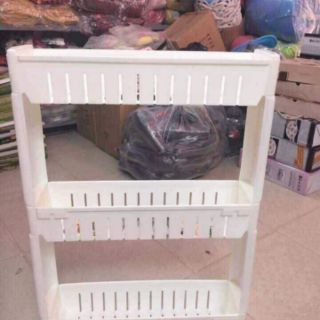 Kệ 3 tầng có bánh xe.