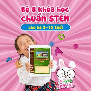 Toàn Quốc [E-Voucher] Combo 12 khóa học tiếng Anh Cambridge chuẩn STEM cho trẻ từ 3-15 tuổi từ mầm non đến cấp 2