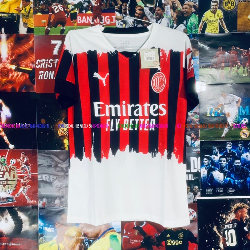 AC MILAN MẪU THỨ 4 đỏ mùa giải 22/23-Bộ áo bóng đá bản Fan vải Thái cao cấp