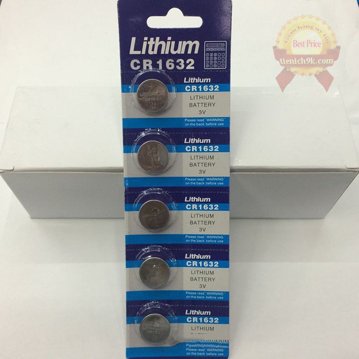 Pin Cmos CR1632 Lithium cho điều khiển từ xa chìa khóa ô tô máy tính pc