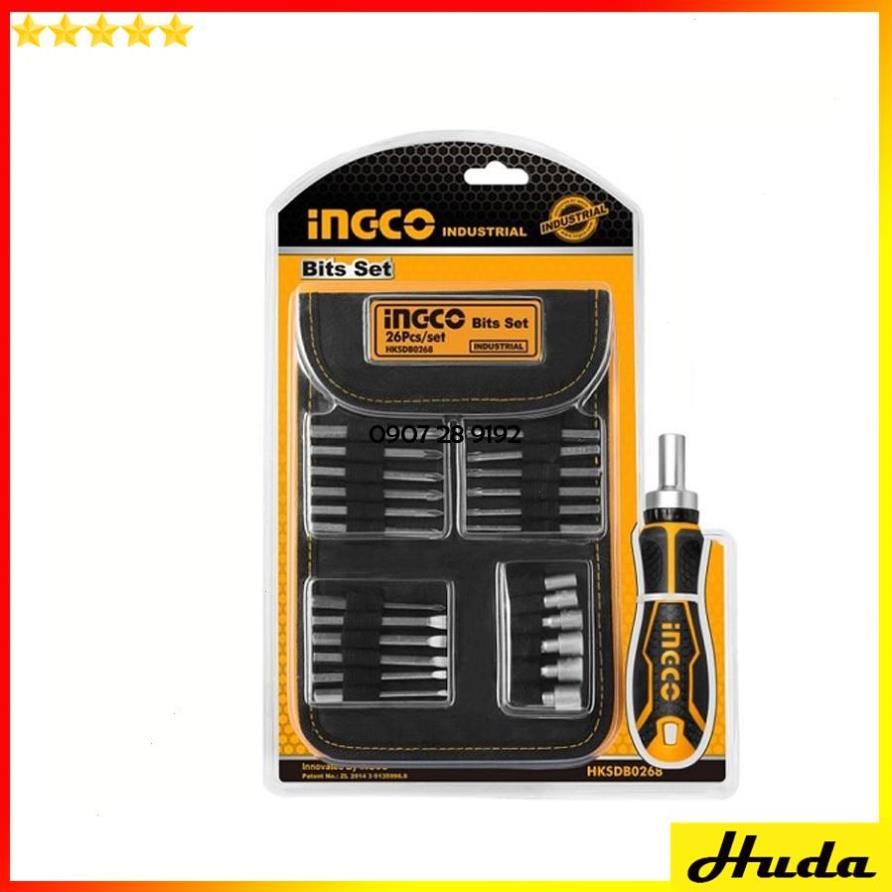 Bộ tua vít đa năng 26 chi tiết Total Ingco Bộ tuốc nơ vít titanium siêu bền