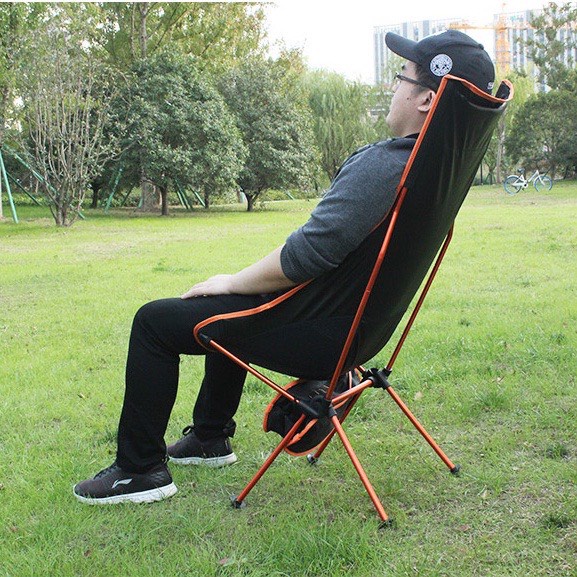 Ghế tựa gấp gọn du lịch, cắm trại, dã ngoại tiện lợi, nhỏ gọn, dễ tháp lắp