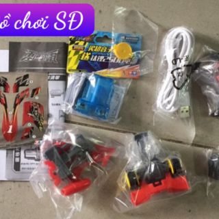THẦN XE ĐẠI CHIẾN ĐỎ 668201 ( Có Pin Sạc)