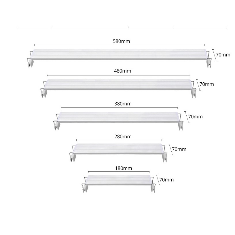 Đèn led máng cho hồ cá hồ thủy sinh từ 20 - 90cm