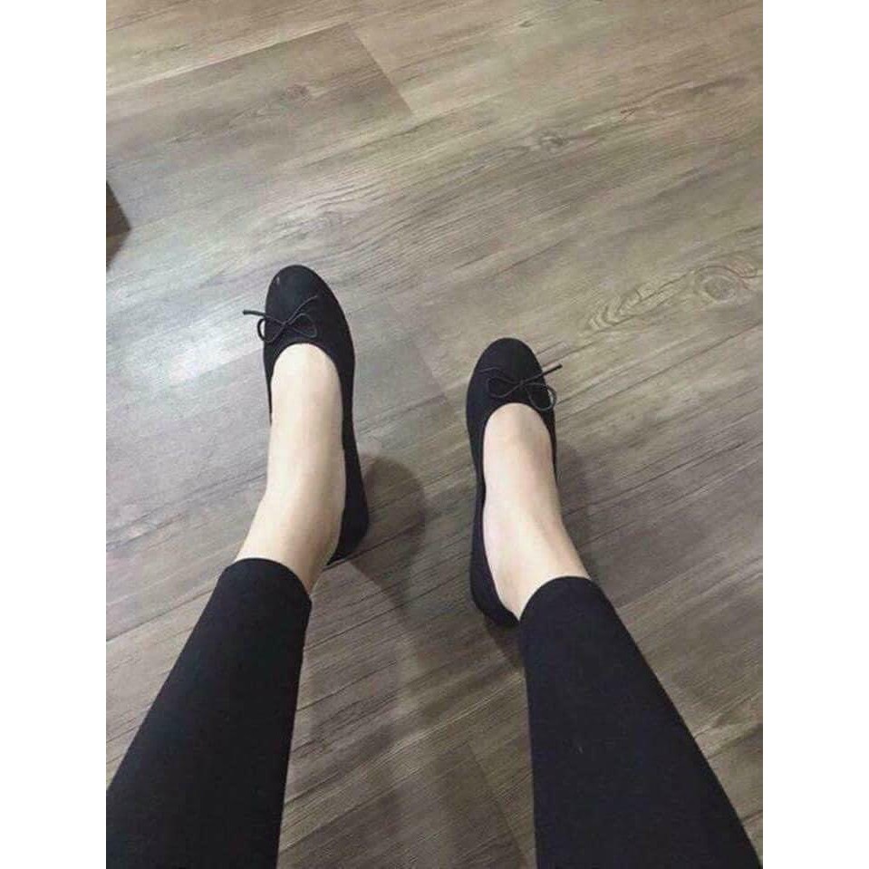 Giày Búp Bê Nơ HM Nữ TONGKHOCHITUE , Giày Sục Nữ Bệt Công Sở Basic Đơn Giản | BigBuy360 - bigbuy360.vn