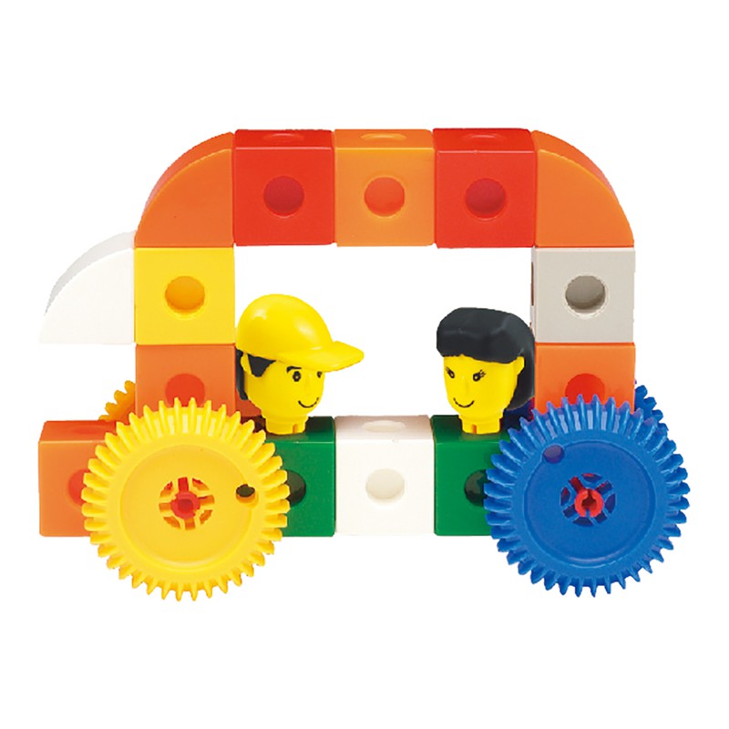 Đồ chơi lắp ráp Xe hơi mini 24 mô hình 51 miếng ghép 7417 Gigo toys