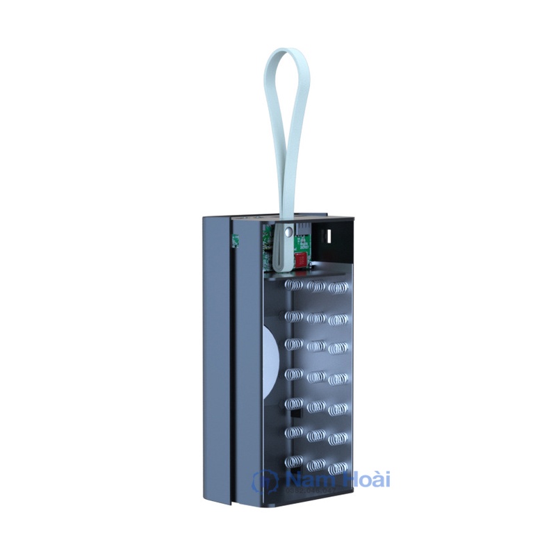 Box sạc dự phòng 21 cell pin T21 sạc nhanh QC,PD 3.0 , sạc nhanh không dây