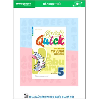 Sách Quick Quick Học Nhanh Từ Vựng Tiếng Anh 5 (9-10 Tuổi)