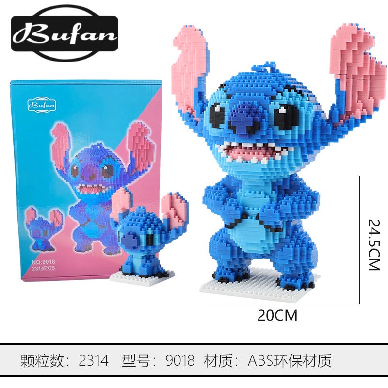 Đồ chơi lắp ráp lego ba chiều hình Stitch cho người lớn và trẻ em