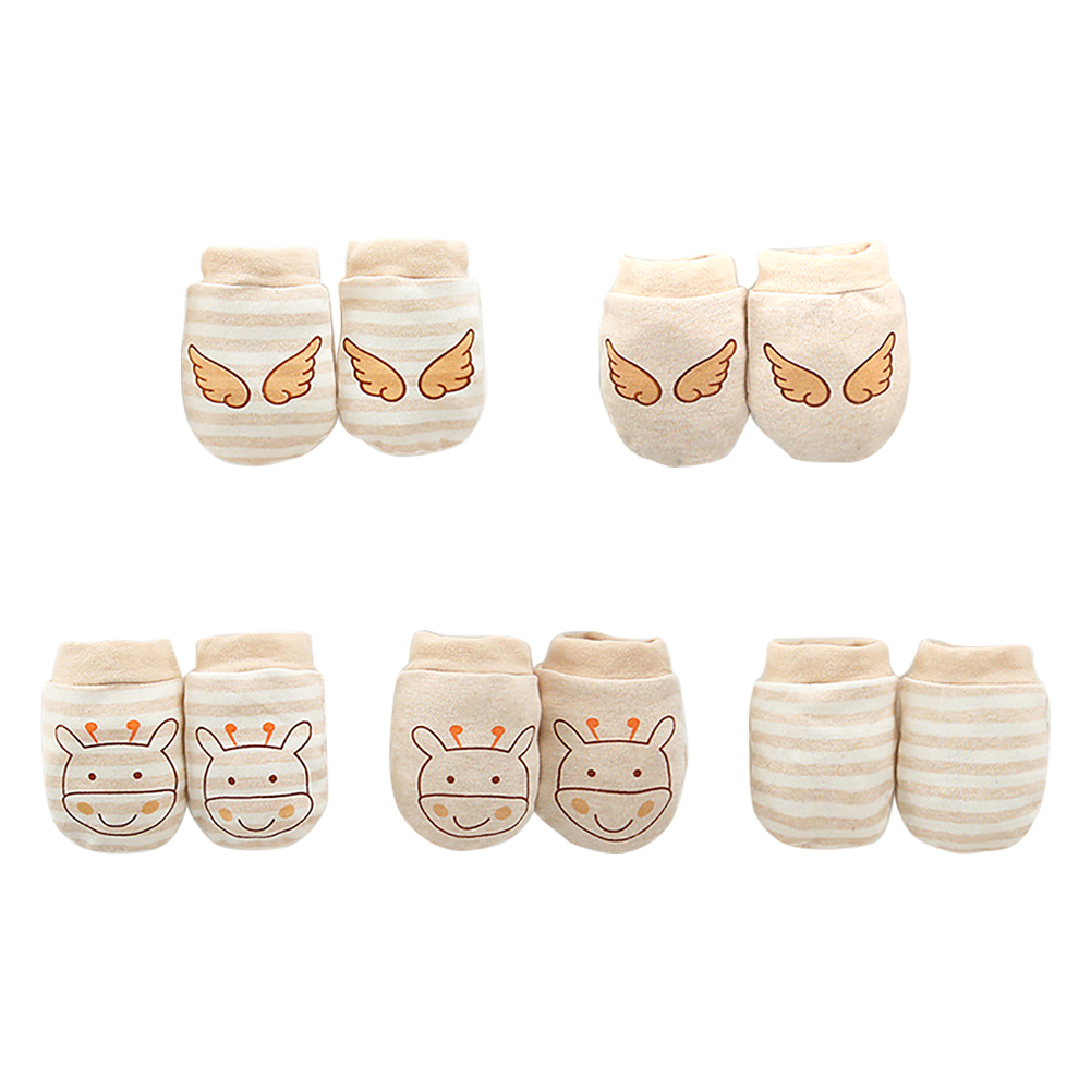 Găng Tay Cotton Dày Thoáng Khí Dễ Thương Cho Bé