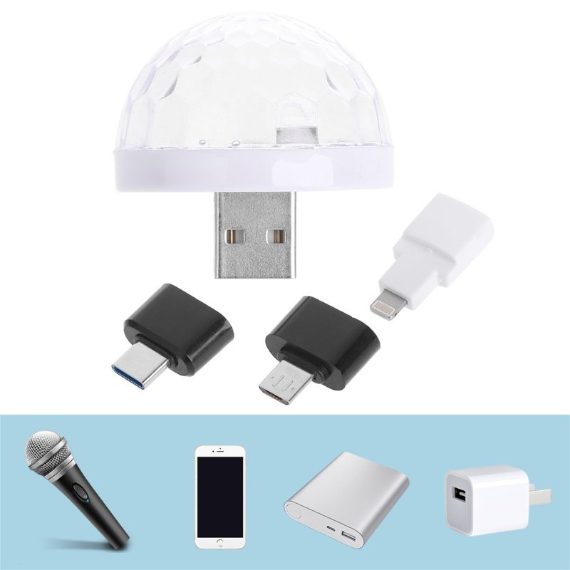 Bóng Đèn LED Neon USB Mini Trang Trí Nội Thất Xe Hơi