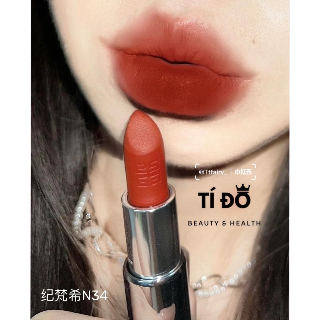 GIVENCHY - Son Thỏi Le Rouge Deep Velvet Vỏ Nhung Đỏ