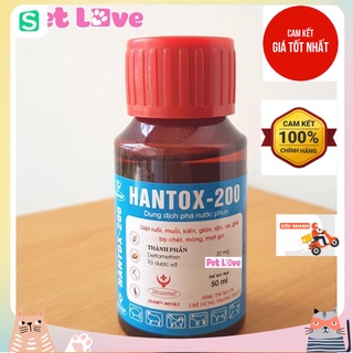 Hantox 200 diệt ve rận, bọ chét, ruồi, muỗi, kiến, gián