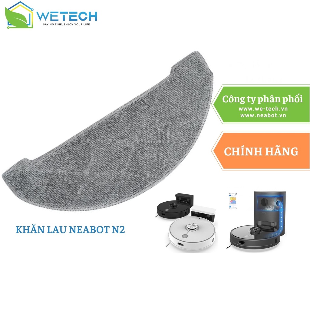 Khăn lau thay thế cho robot hút bụi lau nhà Neabot nomo N2 và N2 Lite