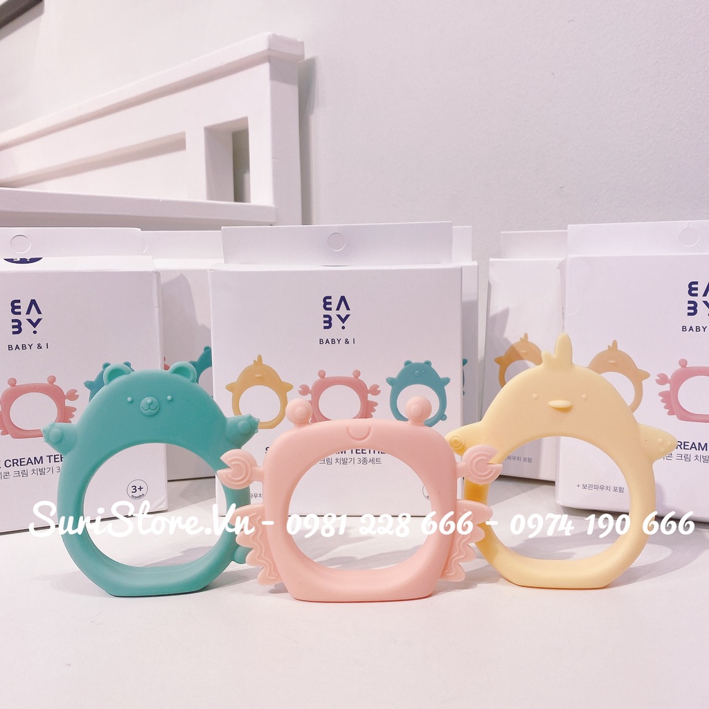 Gặm nướu silicone Baby &amp; I - 3m+