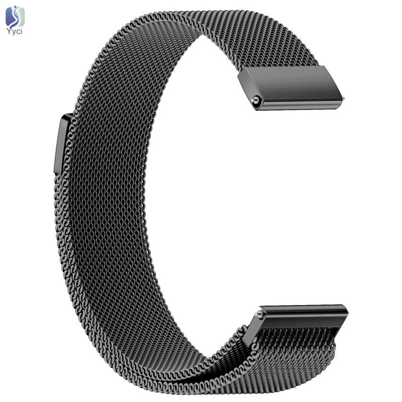 Yy Universal Milanese Magnetic Loop Stainless Steel Watch Strap Band 14-22mm @VN