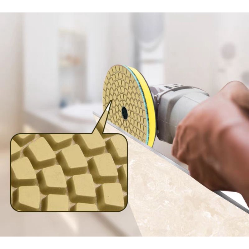 Pad mài đánh bóng, Đĩa mài bóng sàn đá, bê tông