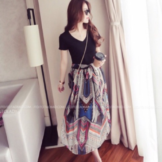 Đầm maxi 🌷FREESHIP 🌷nhập mã TRANBB11 giảm 10k maxi cột eo phối voan | BigBuy360 - bigbuy360.vn