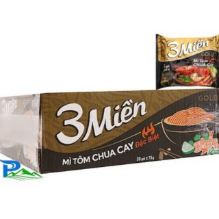Mì tôm Ba miền 75g×30g
