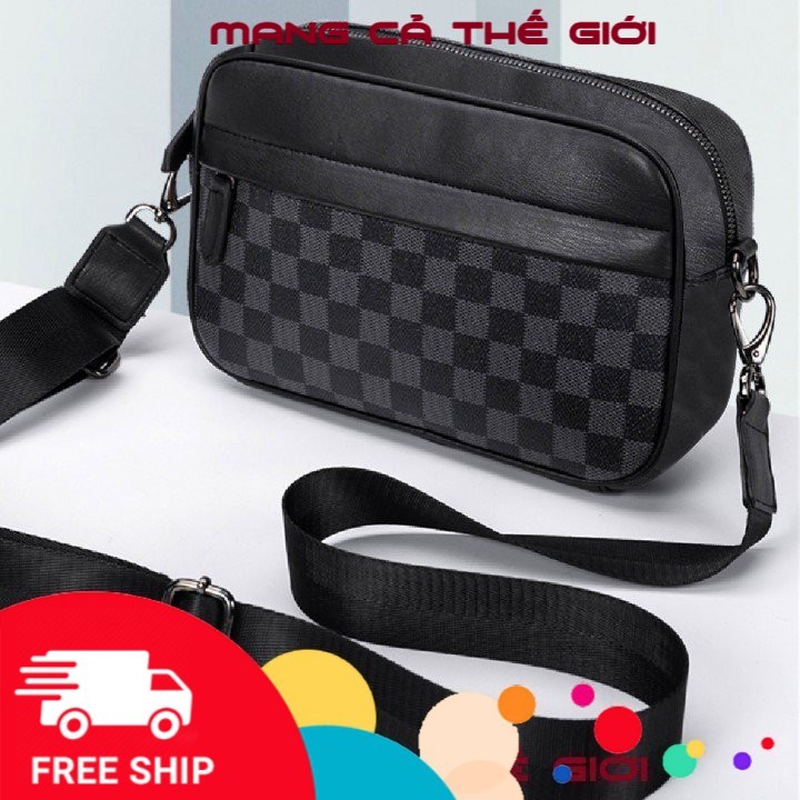 Túi đeo chéo nam nữ phong cách họa tiết caro Mys Bag TX-0005 | BigBuy360 - bigbuy360.vn